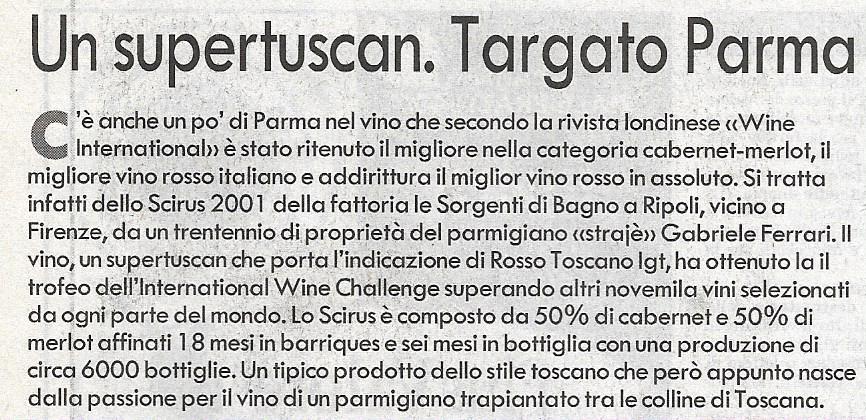 Gazzetta di Parma MAR2005