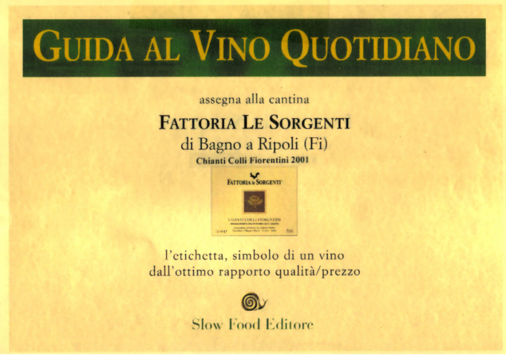 vino quotidiano 2001